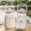 Bình nước bằng thép không gỉ cách nhiệt bigapple Kids có ống hút, thép 304 RDG