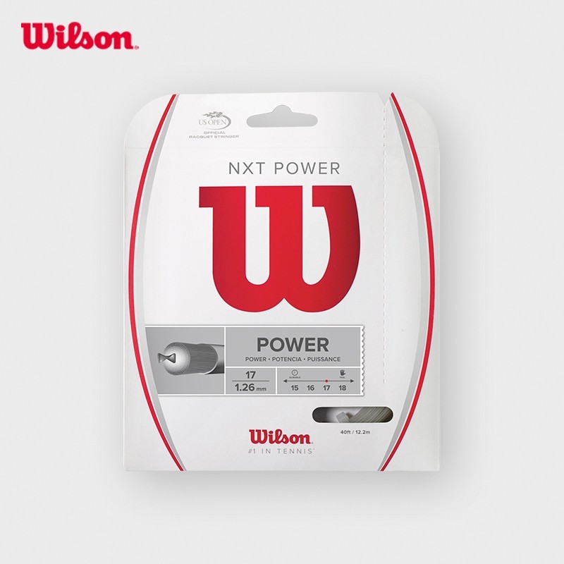 Wilson NXT Power 17 Bộ Dây Tennis White WRZ941700