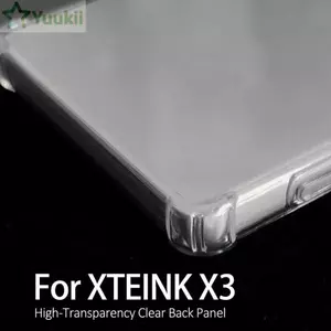YUUKII 3.7 "E-Reader, Vỏ bảo vệ túi khí TPU mềm, Vỏ lưng chống rơi bền chống sốc cho XTEINK X3