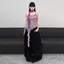 Pure Desire Gợi Cảm Hot Girl Retro Màu Sắc Tương Phản Xù Nữ Khâu Ôm Hơn Nhìn Camisole Phù Hợp Với Không Đều Top 5.19