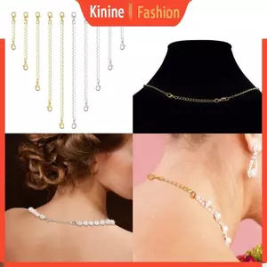 KIN 10 Miếng Vòng Cổ Mở Rộng Vàng Bạc Vòng Tay Vòng Chân Dây Xích Nối Dài Móc Khóa