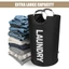 Giỏ đựng đồ giặt CATMALLER88, Hamper giặt có thể gập lại dung tích lớn 90L, Tiết kiệm không gian di động có tay cầm có đệm Quần áo Hamper Gia đình