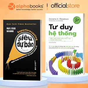 Sách - Lẻ/Combo: Siêu Dự Báo + Tư Duy Hệ Thống - Tư Duy Logic Và Chiến Lược (Alpha Books)