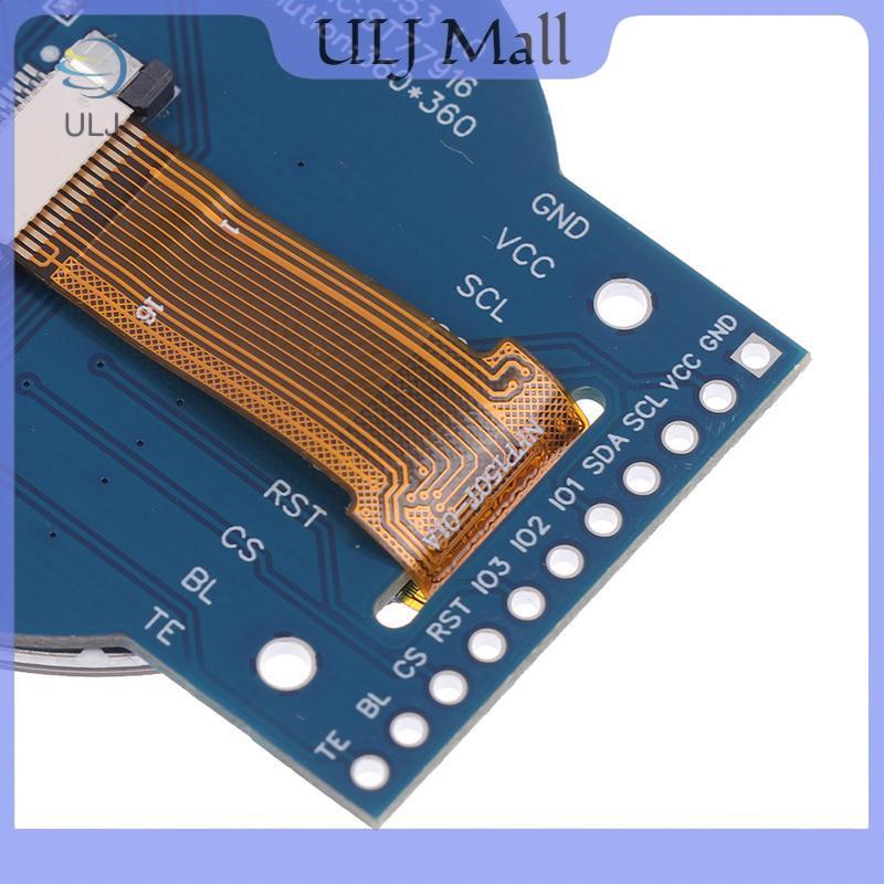ULJ 360x360 Pixels Màn hình TFT tròn 1,53 Inch: Màn hình LCD màu ST77916 QSPI – có thể gập lại.