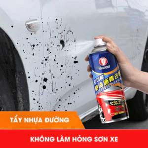 Bình Xịt Tẩy Vết Nhựa Đường Vết Sơn Bám Trên Ô Tô Chất Tẩy Rửa Khử Nhiễm Cực Mạnh 450ML