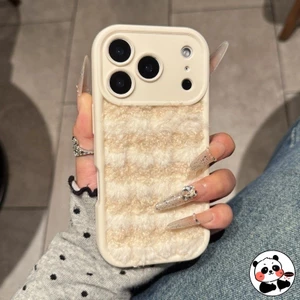 Ốp Điện Thoại Sang Trọng Mùa Đông Ins Style Cho iPhone 11 Pro Max XR XS Max X SE3 SE2 8 7 6 6s Plus 11ProMax Vỏ Sọc Đơn Giản Dễ Thương Vỏ Mềm Chống Rơi