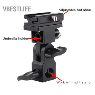 VBESTLIFE Acouto Đen Giá Đỡ Hot Shoe Flash Ô Giá Đứng Chân Đế Cho Ảnh Chụp Ảnh Quay Phim