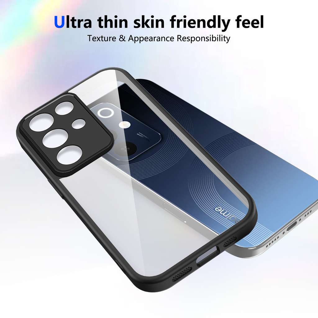 Ốp lưng Realme C85 5G Vỏ trong suốt mờ thời trang cho Ốp điện thoại Realme C85 5G