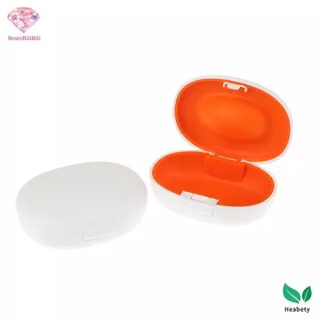 Heabety Di Động Máy Trợ Thính Cứng Chống Thấm Nước Máy Trợ Thính Bảo Vệ Hộp Bảo Quản Đen Trắng Cho Du Lịch Ngoài Trời Máy Trợ Thính Hộp Đựng Mới