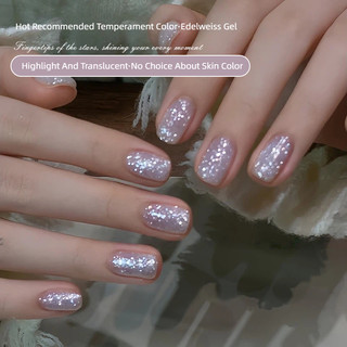 ANNIES Mùa Đông Edelweiss Gel Móng Tay Vũ Trụ Giáng Sinh Mịn Lấp Lánh Dreamy Bông Tuyết Kim Sa Lấp Lánh Chất Liệu Quang Trị Liệu Keo Móng Tay Nghệ Thuật Làm Móng Tay Cho Tiệm Làm Móng Tay