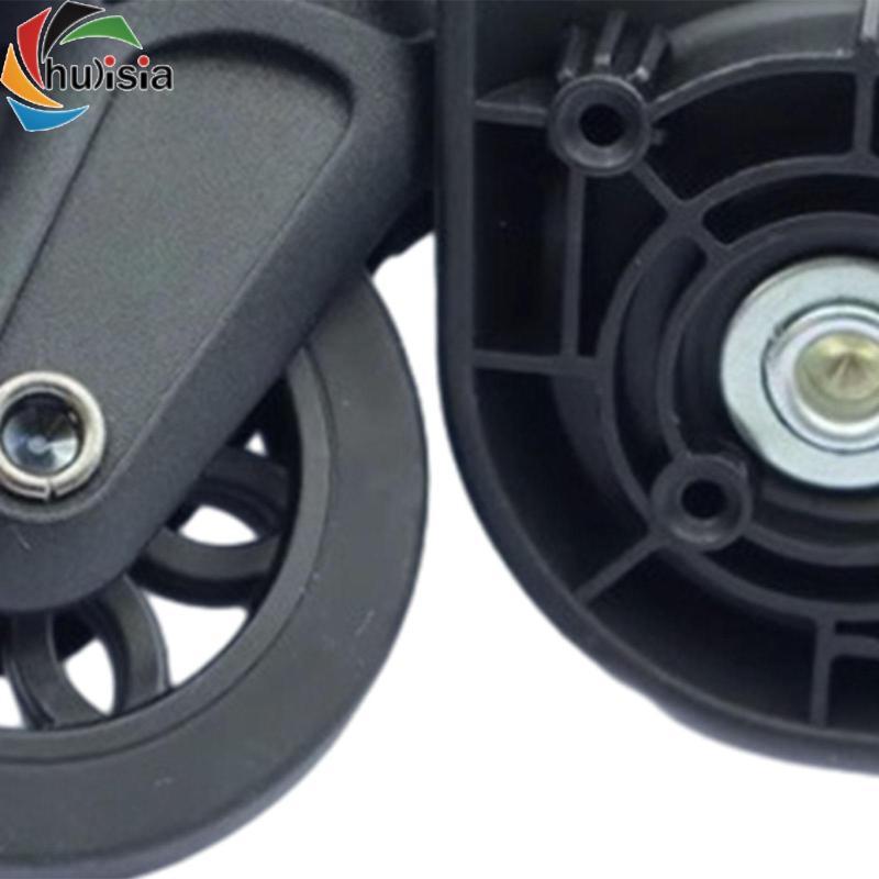 2x Bánh Xe Hành Lý Thay Thế Cho Phụ Kiện Vali Thân Cây Mịn 360 Độ
