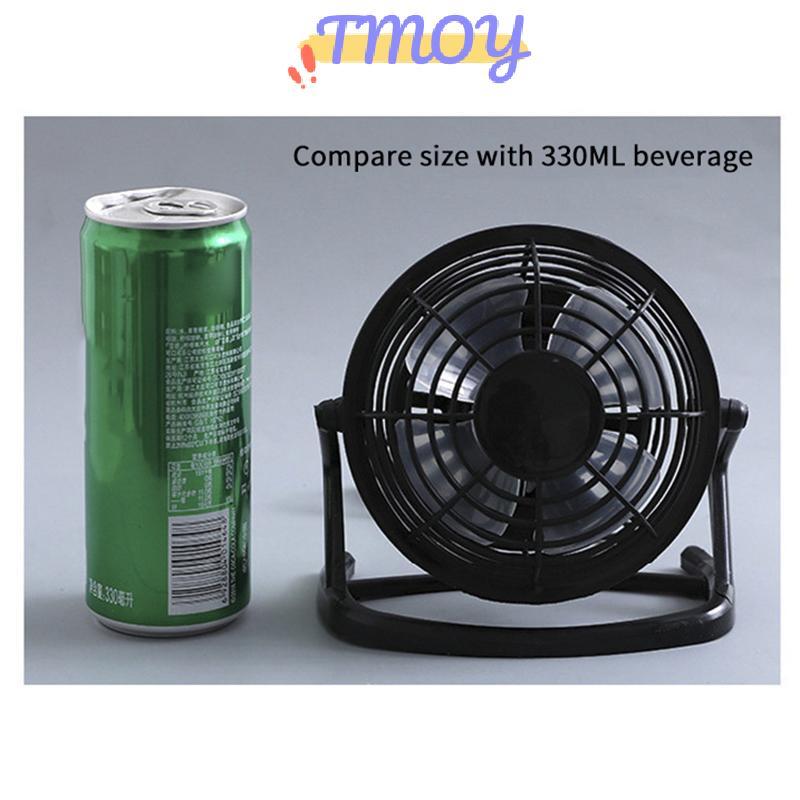 TMOY Xoay 4 Inch USB Để Bàn Mini Làm Mát Im Lặng Quạt Cho Văn Phòng Laptopputer Notebook PC Mùa Hè Máy Làm Mát Không Khí TMOY
