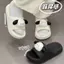 Dép Nữ Trong Nhà Ngoài Trời Mặc Dép Dép Phòng Tắm Cặp Đôi Chống Trơn Trượt Hộ Gia Đình Dễ Thương Dép Đế Dày