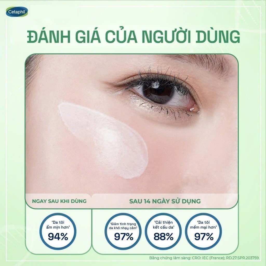 Kem dưỡng ẩm dịu lành cho da nhạy cảm cấp ẩm sâu đến 48H Cetaphil Moisturizing Cream 50g