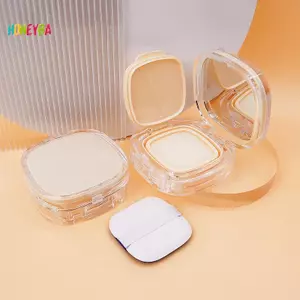 < Honeyba > 15g Hộp Puff Đệm Không Khí Trống Hộp Đựng Mỹ Phẩm Di Động Hộp Đựng Trang Điểm Có Bột Gương Xốp Cho Kem Nền Bb Diy Đẹp