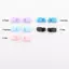< Honeyba > Kính Silicon Trẻ Em Chân Kính Cánh Tay Chống Trơn Trượt Snap-on Kính Mắt Thay Thế Cánh Tay Kính Silicon Nhiều Màu Chân Đẹp