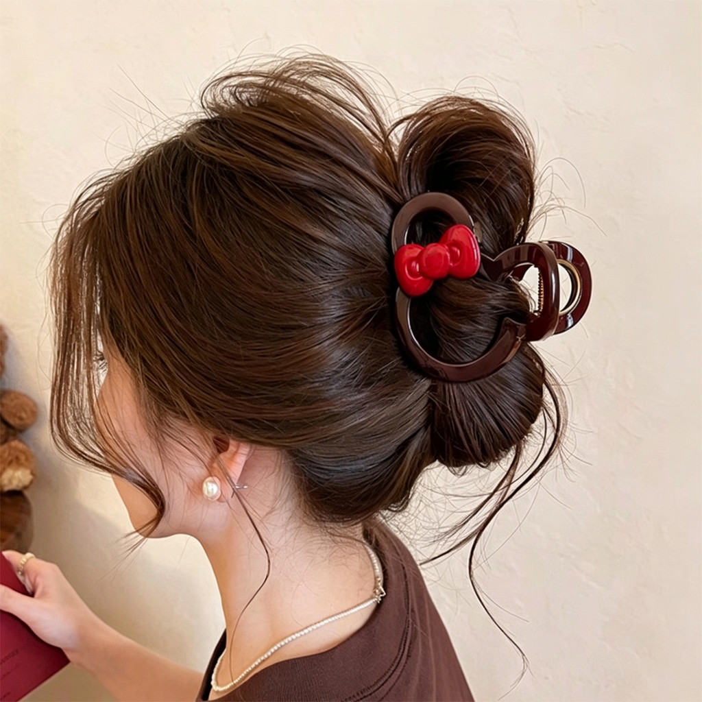 Kẹp Tóc Chuột Minnie Dễ Thương Kẹp Tóc Nữ Cá Mập