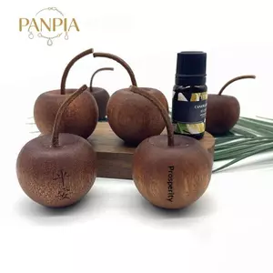 PNPIA- Bộ khuếch tán bằng gỗ có chức năng hẹn giờ Máy tạo độ ẩm hương thơm im lặng cho trang trí Spa phòng ngủ gia đình