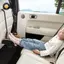 {TB & Bag} Miếng đệm chân du lịch trên ô tô Bàn chân di động Hammo Long Flight Essentials Ghế chân văn phòng Treo đồ dùng nội thất ô tô có thể điều chỉnh.