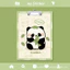 Panda Acrylic Board Clip a4 Dễ Thương Giá Trị Cao Học Sinh Bài Tập Về Nhà Notepad Kiểm Tra Kẹp Giấy Viết Thư Mục