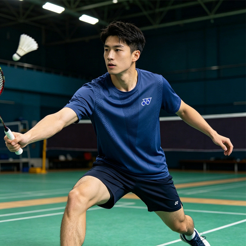 Áo thun ngắn tay in hình Yonex 3D có hiệu ứng giảm nhẹ ba chiều áo thể thao cầu lông