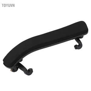 Toyuvn Giá đỡ vai violin cao su màu đen có thể điều chỉnh thoải mái chắc chắn cho 3/4 4/4