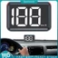 Universal HUD Head Up Display Đồng hồ tốc độ kỹ thuật số Đồng hồ tốc độ GPS KMH MPH Máy dò tốc độ phông chữ lớn Cắm và chạy cho ô tô, xe tải, phụ kiện an toàn lái xe
