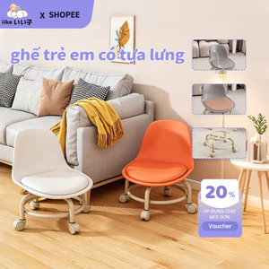 iiko Ghế Mini Cho Bé Có Tựa Lưng Ghế Bắc Âu Cho Trẻ Em Êm Ái An Toàn
