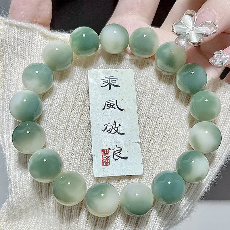 [KvJJL-t] Vòng tay gốc Bồ đề tự nhiên với hạt tròn Hạt Phật Hồi tưởng Vòng tay mới