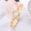 Kim Cương Sang Trọng Đồng Hồ Tròn Kích Thước Nhỏ Đĩa Thời Trang Keo Giả Vòng Tay Gốm 26.5.15