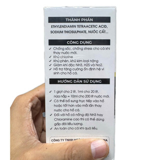 Aqua Care Detox Pro x2 (Chai 250ml) - Khử Độc Cấp Tốc Cho Hồ Cá, Khử Clo, Khử Phèn, Khử Kim Loại Nặng, Nh3, No2