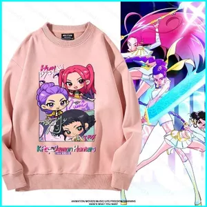 SY3 K-Pop Demon Hunters HUNTR / X Rumi Mira Zoey Anime Áo Unisex Dài Tay Top YS3