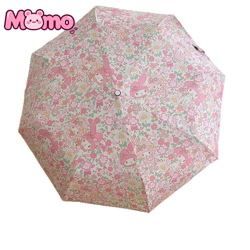 My Melody họa tiết hoạt hình dễ thương chống nắng và bảo vệ mưa ô trẻ em