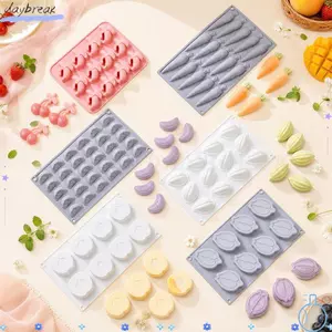 Khuôn làm bánh DAYBRAKE, Khuôn làm bánh Mousse trái cây thủ công có thể tái sử dụng, Khuôn làm bánh Mousse silicon chịu nhiệt sáng tạo Dụng cụ trang trí món tráng miệng