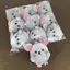 HFTOY 1 Cái 8CM Chuột Xám Sang Trọng Đồ Chơi Thú Nhồi Bông Túi Móc Khóa Mặt Dây Chuyền Chìa Khóa Cô Gái Quà Tặng Đám Cưới Búp Bê ~
