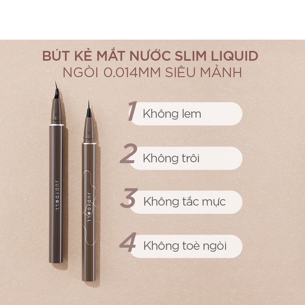Bút Kẻ Mắt Judydoll - Kẻ Mắt Sắc Nét, Lâu Trôi, Không Lem