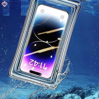 [PCW-T] Túi chống nước điện thoại di động có màn hình cảm ứng Bơi lội Túi tự niêm phong trôi dạt Vỏ điện thoại di động chống nước trong suốt