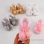 Trẻ Sơ Sinh Bé Gái Mờ Booties Dễ Thương Nơ Trang Trí Chống Trơn Trượt Ấm Áp Giày Đi Bộ Đầu Tiên