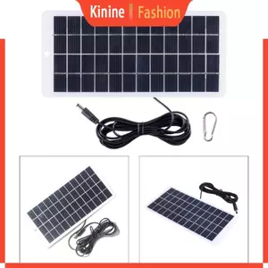 KIN 5W USB Solar Panel 12V Mô-đun Polysilicon hiệu suất cao Bộ sạc năng lượng mặt trời chống nước với pin năng lượng mặt trời để cắm trại