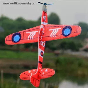 MỚI 19cm Ném Tay Bay Glider Máy Bay Bọt Máy Bay Đảng Túi Chất độn Đồ Chơi Trẻ Em SKY