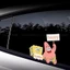 Nhãn Dán Xe Hơi Sáng Tạo Độc Đáo Hoạt Hình Dễ Thương SpongeBob SquarePants Và Pie Daxing Dễ Thương Vui Vẻ Xe Miếng Dán Sửa Đổi Cơ Thể Miếng Dán