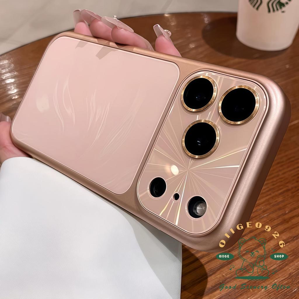【 Ốp lưng iPhone17 】 Túi khí lỏng da chạm vào cá Ji dazzle màu Vỏ điện thoại iphone17 Pro Max 16 15 14 13 cho vỏ iPhone Vỏ mềm silicon TPU chống sốc