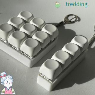 TREDDING491 Nắp bàn phím ngón tay, Móc khóa Fidget giảm căng thẳng Keycap, Thư giãn 4 / 9 Phím Pass The Time Keys Button Pinch Toy Người lớn