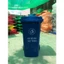 Thùng Rác 30, 60, 120 Lít Nhựa Dày HDPE Nhiều Màu Ngoài Trời Có Bánh Xe | Shop Gửi Nhanh (30-60L không có bánh xe)