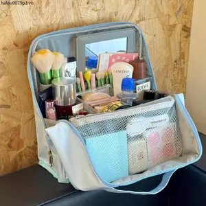 Túi đựng mỹ phẩm đứng Bàn chải trang điểm di động Hộp đựng bút chì Túi lưu trữ Dung tích lớn Phong cách mới Túi lưu trữ chống nước du lịch