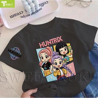 COD✅ (Hồ Chí Minh)Kids T Mall Áo phông tay ngắn In hình hoạt hình Áo Kiểu rộng và ấn tượng Trẻ em thời trang #VN653