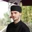JUNYUE88US Mũ lưỡi trai phẳng đầu bếp, Mũ lưỡi trai thoáng khí phong cách Nhật Bản, Mũ làm việc một lớp thoải mái Không có mái hiên Mũ đầu bếp cả hai giới đầu bếp