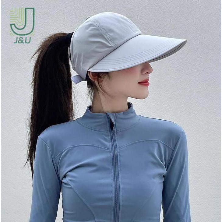 J & U Nhanh Khô Vành Lớn Chống Nắng Mũ Thể Thao Bóng Chày Ngoài Trời Mới