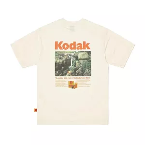 Kodak Áo Thun Cotton 100%, Cổ Tròn Tay Ngắn, Phù Hợp Nam Nữ