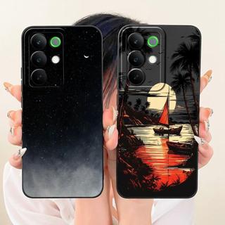 Ốp Điện Thoại Thời Trang Mới Thẩm Mỹ Cho Realme C85 / C85 Pro / 15X Ấn Độ Vỏ Hoạt Hình Mèo Rồng Đá Cẩm Thạch Ốp Lưng Silicon Mềm